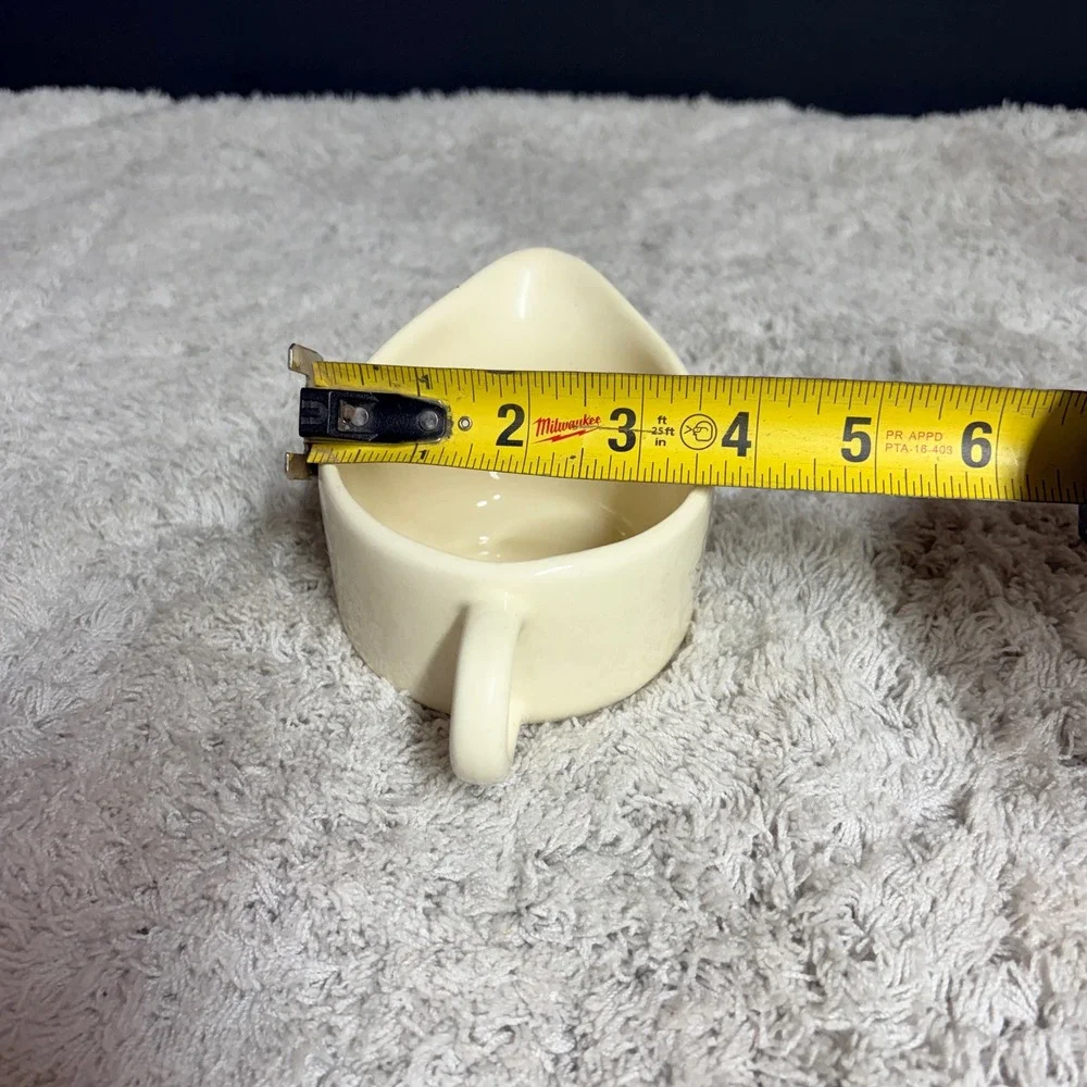 SCIO‎ Potteries Fascination Gold Oval Loops Creamer MCM Retro Atomic